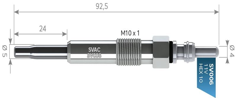 T4 2.5 ACV Kango Laguna Megane K9K Kızdırma Bujisi N10140105