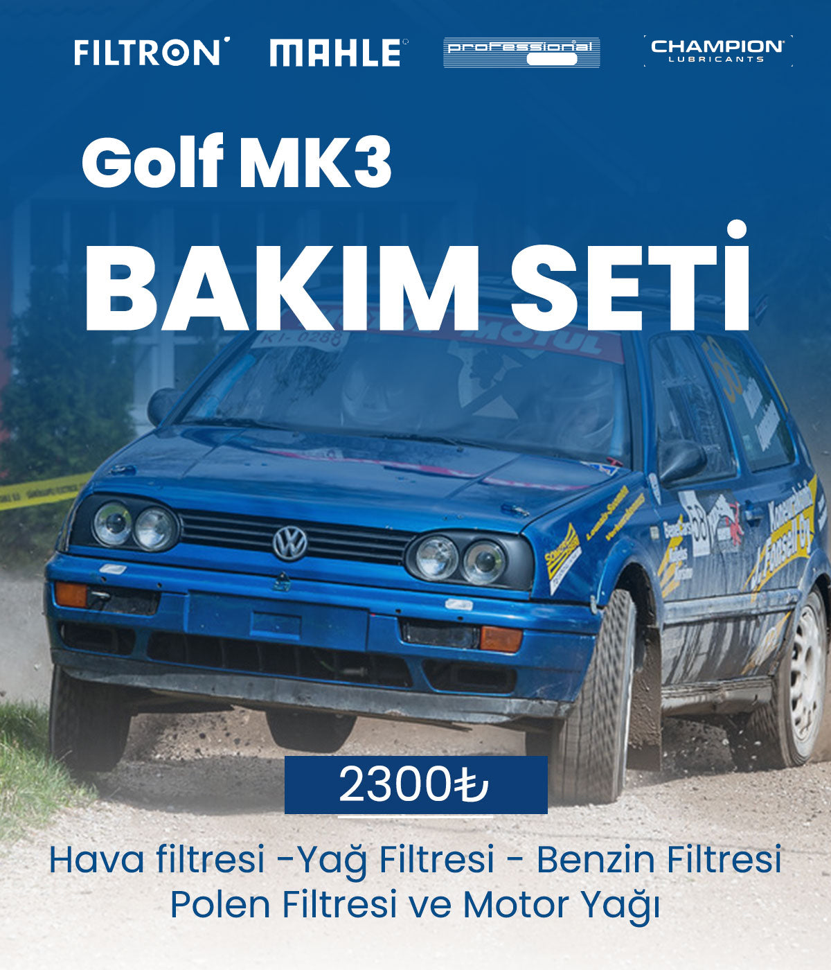 Golf 3 1.6 AFT Periyodik Bakım Seti